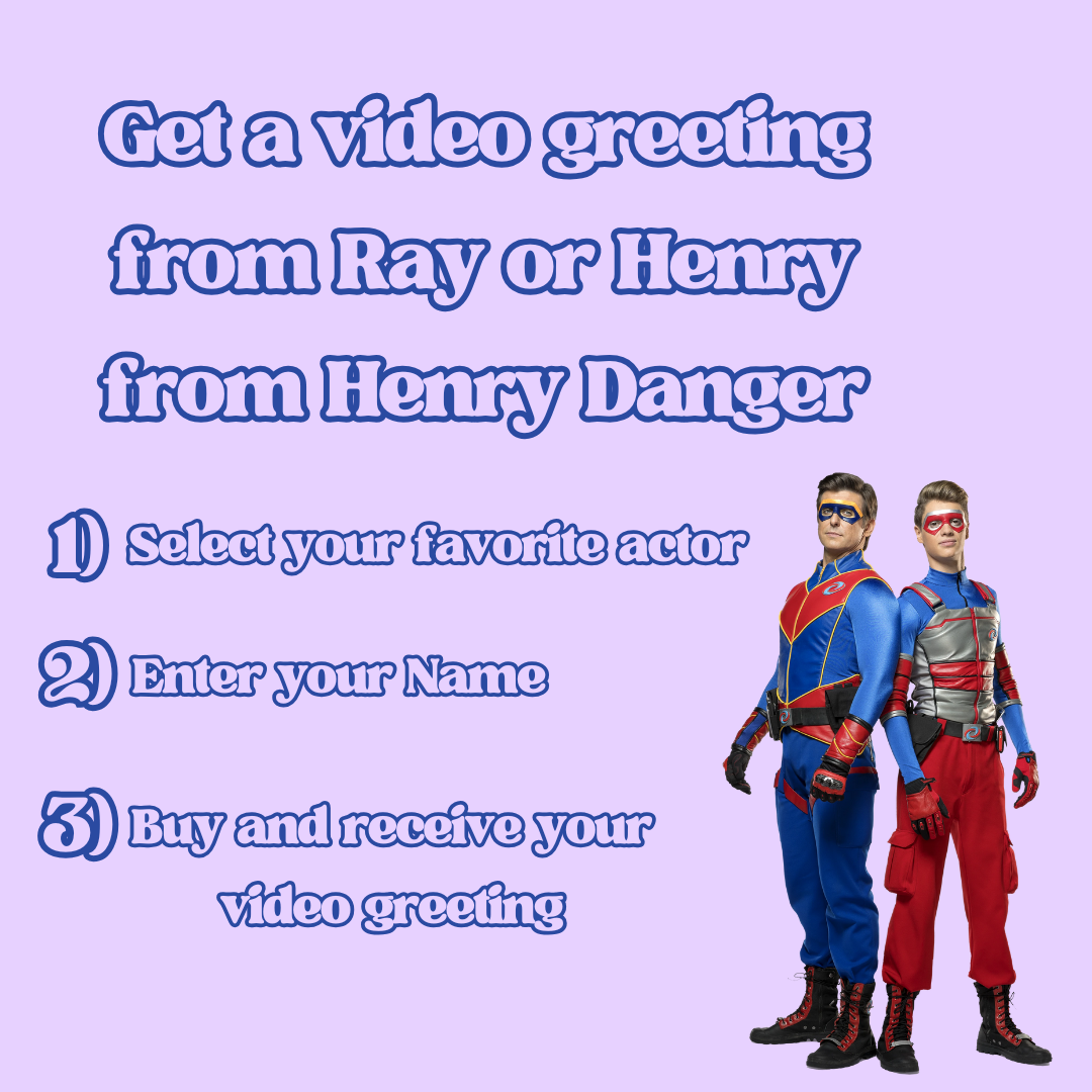 Personalized Shout-Out from Ray or Henry